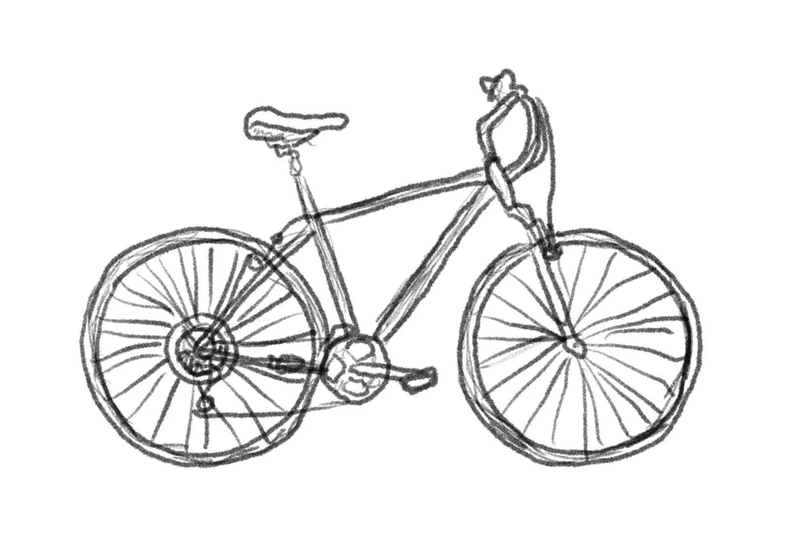 Rough bike sketch